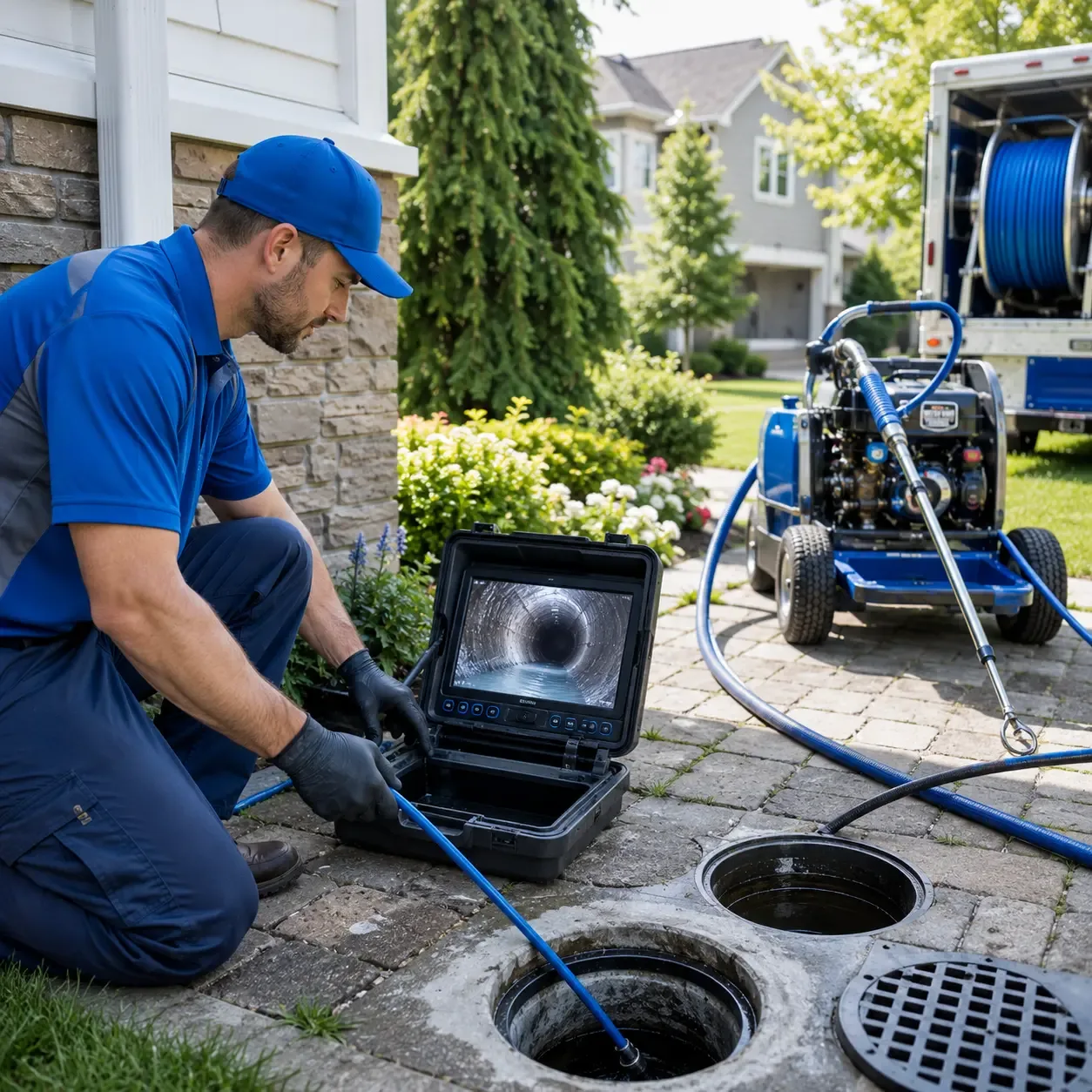 Outdoor drain cleaning professionals serving Aspen Hill, MD